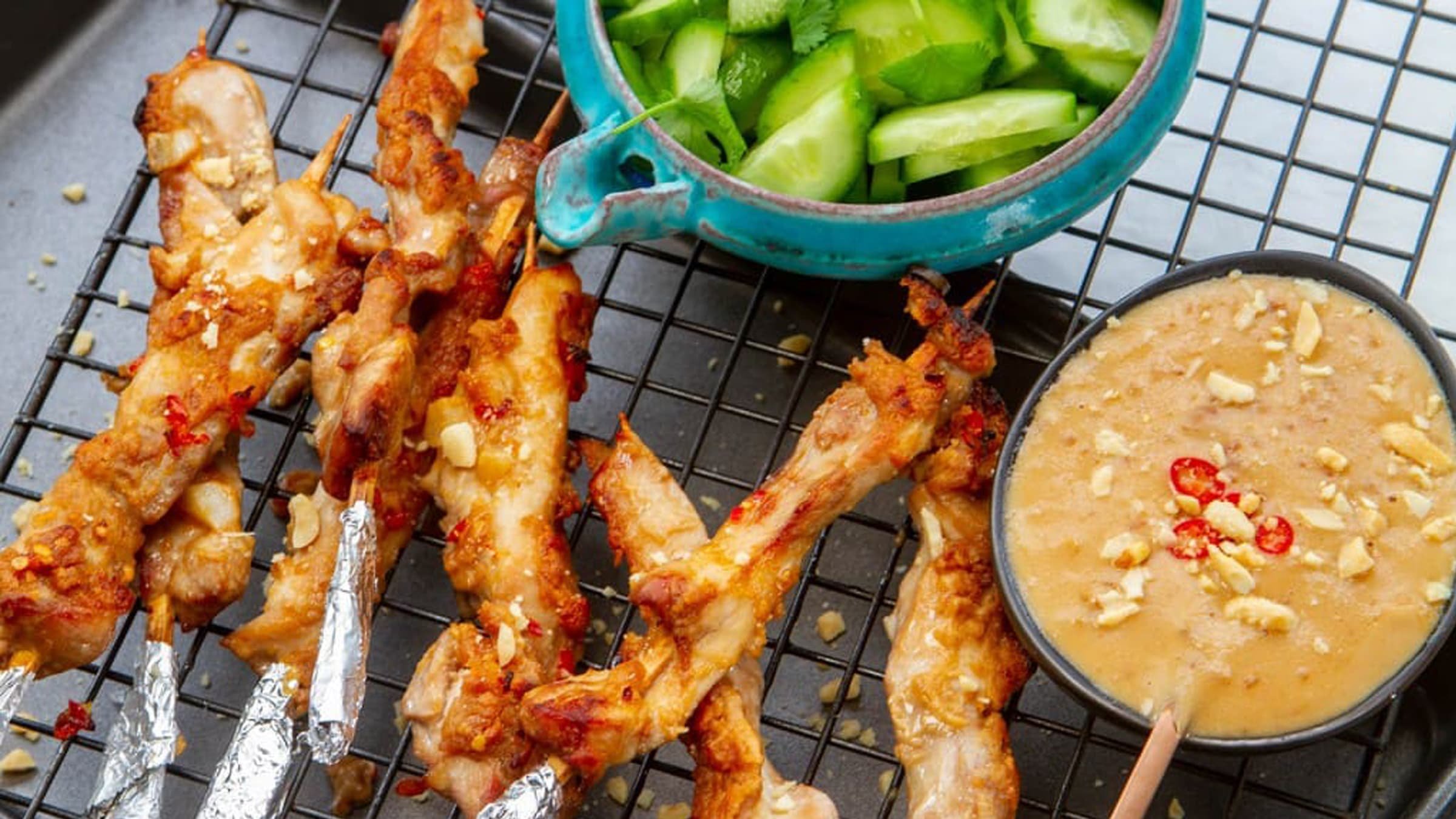 Chicken Satay Skewers CSR Sugar